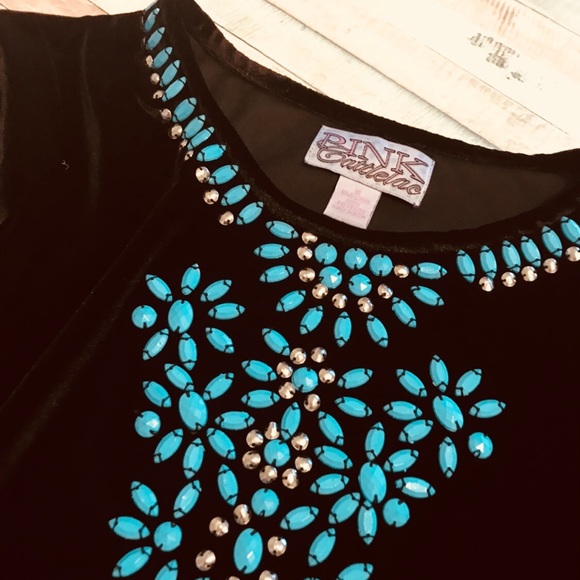 Pink Cattletac Beaded Dress - Picture 6 of 7